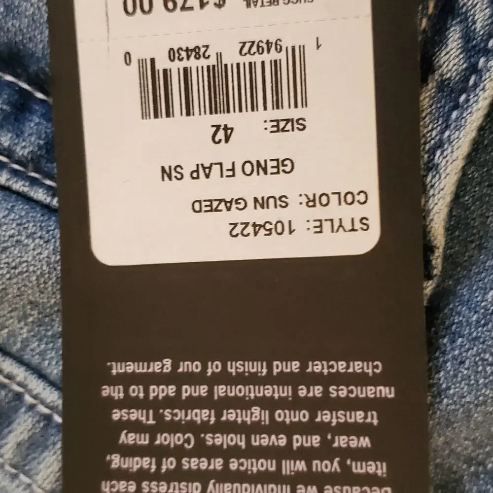True Religion Geno relaxed, slim men's jeans size 42 new!!!!